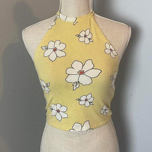 Yellow Hibiscus Halter