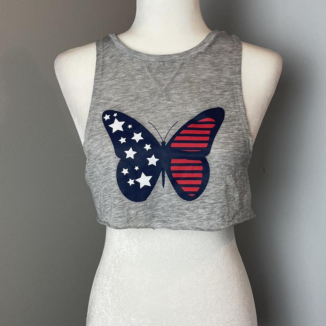 USA Butterfly Tanktop