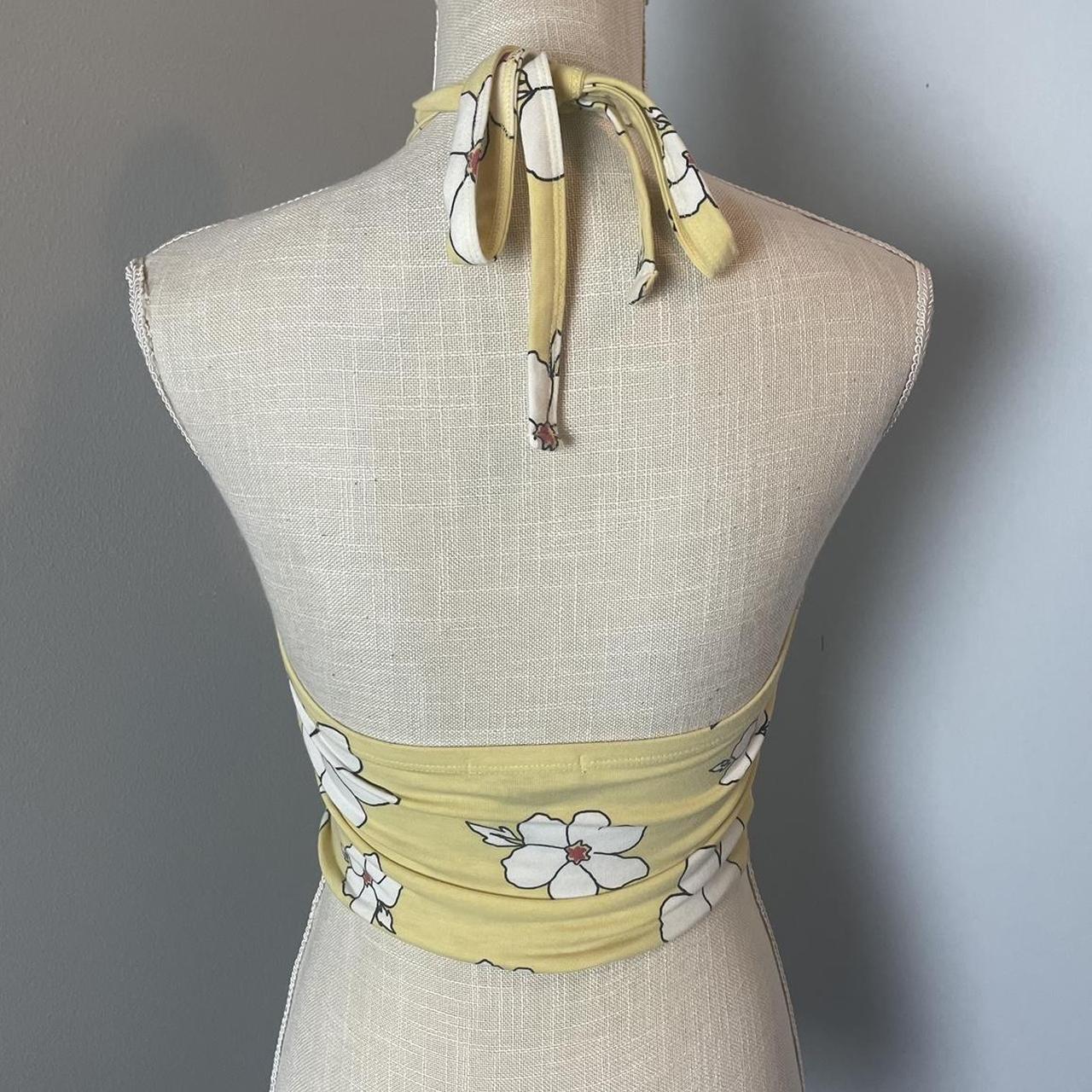 Yellow Hibiscus Halter