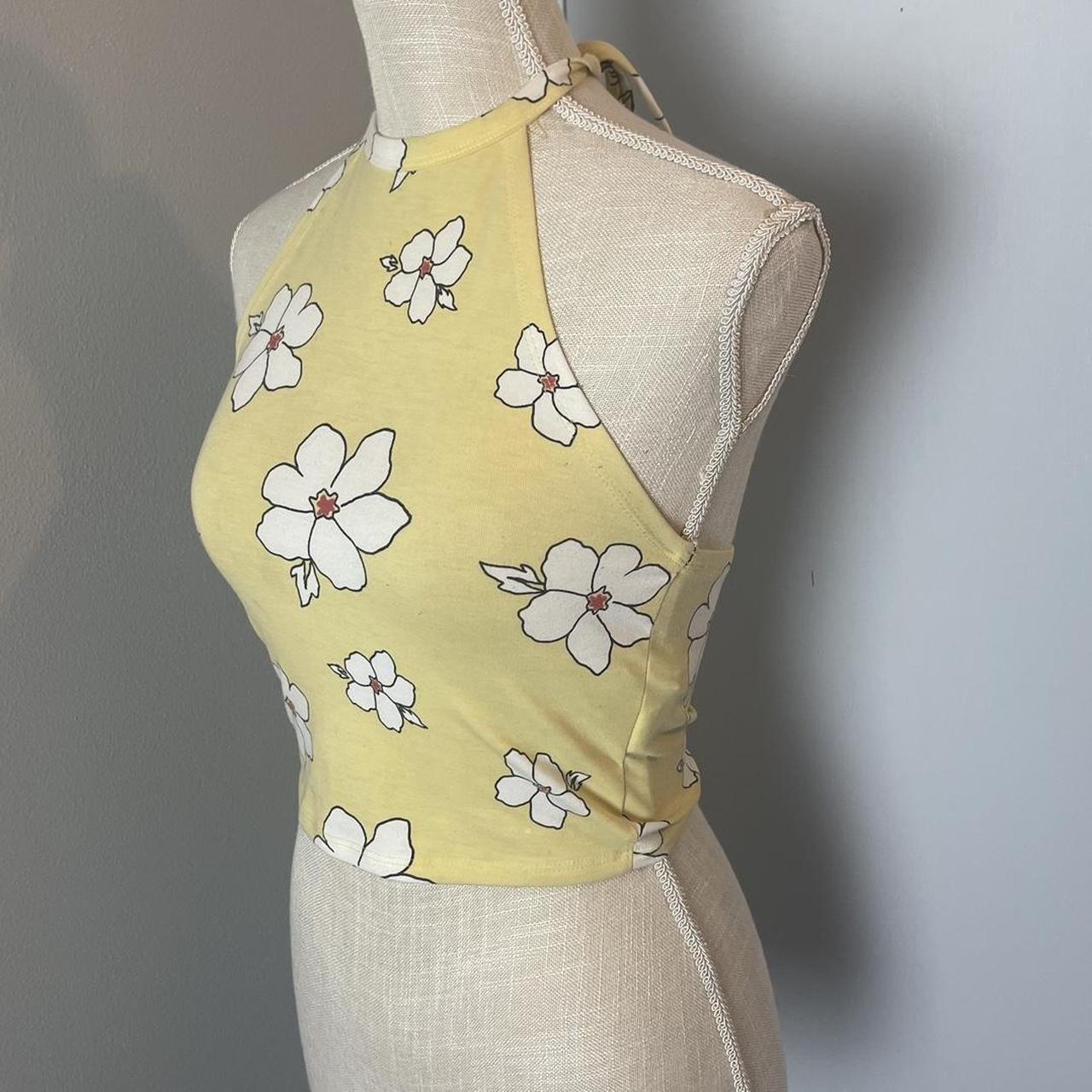 Yellow Hibiscus Halter