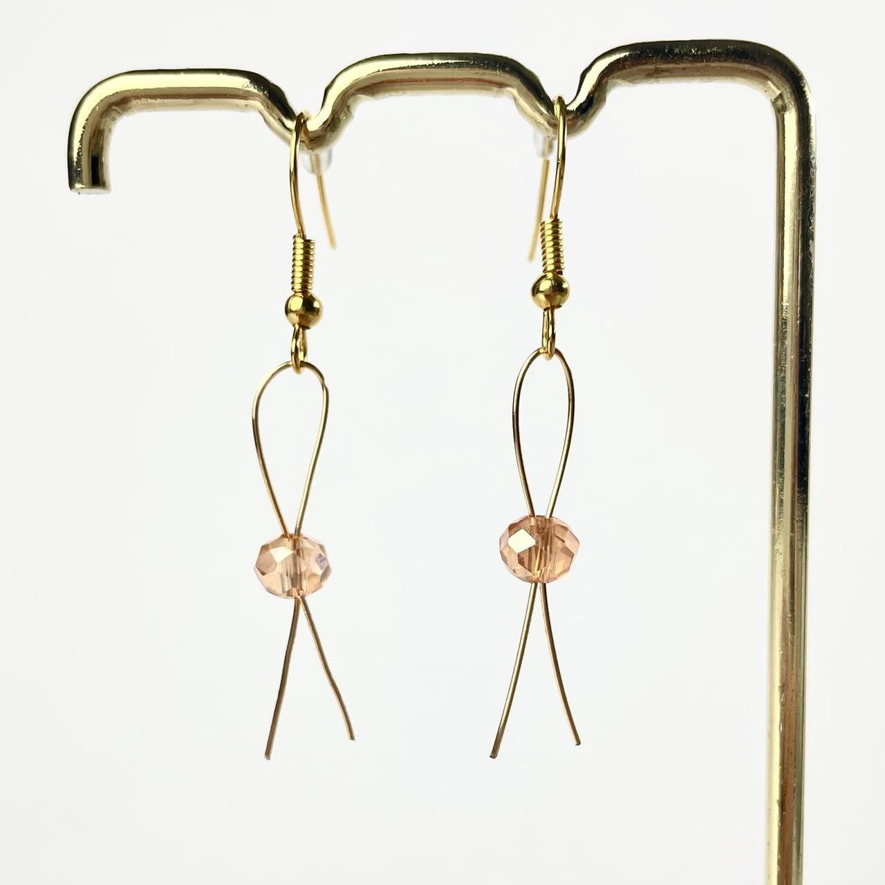 Katrina Gold Beaded Earrings